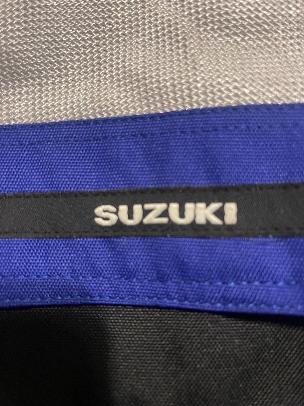 Suzuki GSX-R Blue & White Motorcycle Jacket - Picture 4 of 12
